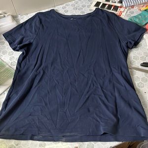 White Stag XL Navy Blue Short Sleeve Crewneck T Shirt